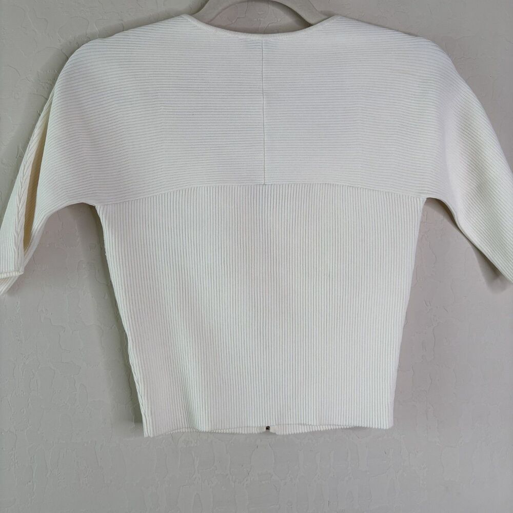 Sandro Cream Short Sleeve Top - Picture 5 of 5